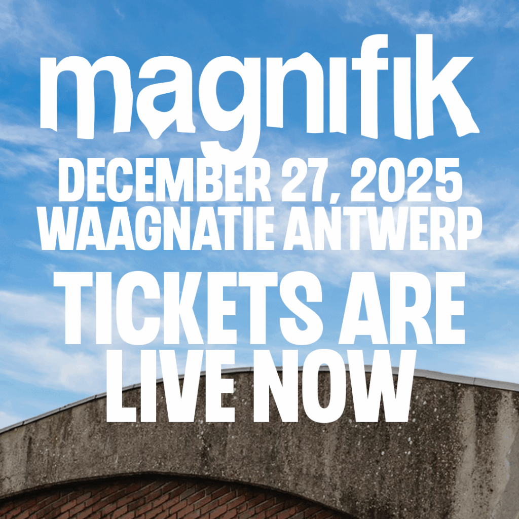 static image with 'tickets are live' on it and a background of a warehouse